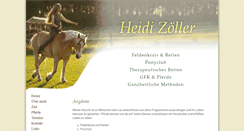 Desktop Screenshot of heidizoeller.de